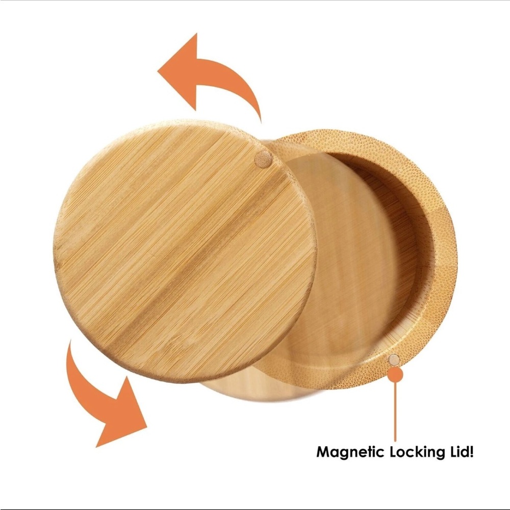 Bamboo Rotating Spice Rack - Picture 6 of 6